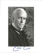 Actor George Cole signed 7x5 black and white image. George Edward Cole, OBE was an English actor