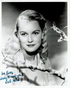 Carol Marsh signed 10x8 black and white photo dedicated. Carol Marsh (born Norma Lilian Simpson;