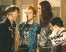 BBC Sitcom The Young Ones 10x8 colour photo signed by Actors Christopher Ryan and Nigel Planer.