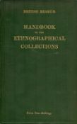 British Museum Handbook to the Ethnographical Collections Hardback Book 1910 edition unknown printed