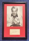 Cesar Romero 17x12 mounted and framed signature display includes signed album page and fantastic