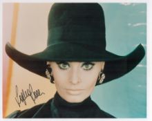 Sophia Loren signed 10x8 colour photo. Sofia Costanza Brigida Villani Scicolone ( born 20