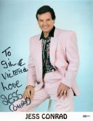 Jess Conrad signed 10x8 colour photo. Conrad OBE is an English stage and screen actor and singer.