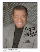 Little Anthony signed 10x8 colour photo. Little Anthony and the Imperials is an American rhythm