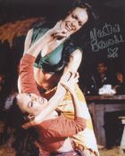 007 James Bond girl Martine Beswick signed 8x10 photo from the film From Russia With Love with