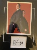 Penn and Teller 14x11 inch display containing the autograph of the hugely popular magicians, Penn