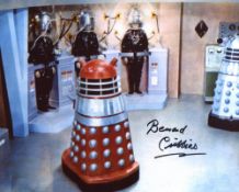 Doctor Who Invasion Earth amazing 8x10 photo signed by actor Bernard Cribbins. Good condition. All