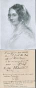 Almack’s Social figure, Emily Temple, Viscountess Palmerston vintage signature piece featuring a