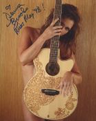 Playboy model Deanna Brooks signed 8x10 photo Miss May 1998!. Good condition. All autographs come