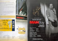 David Suchet signed Man and Boy programme at the Duchess Theatre stunning signature on the inside