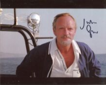 007 James Bond For Your Eyes Only bad guy Julian Glover as Kristatos signed 8x10 photo. Good