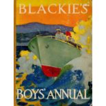 Blackies Boys Annual Hardback Book date and edition unknown published by Blackie and Son Ltd some