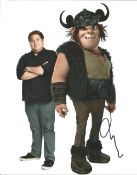 Actor Jonah Hill signed 10x8 colour photo featuring Hill with his character from the animated film