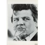 Robbie Coltrane Signed 6x4 black and white photo. Robbie Coltrane OBE, is a Scottish actor, comedian