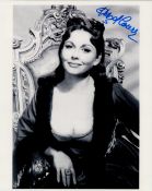 Hazel Court signed 10x8 black and white photo. Hazel Court (10 February 1926 – 15 April 2008) was an