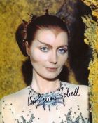Catherine Schell signed Space 1999 TV science fiction series photo. Good condition. All autographs