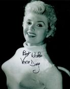 Vera Day signed 10x8 black and white photo. Good condition. All autographs come with a Certificate