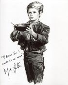 Oliver! 8x10 inch photo from one of the great British musicals, signed by actor Mark Lester who