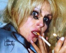 Joanna Lumley, actress signed 8x10 photo as Patsy in the BBC comedy series Absolutely Fabulous. Good