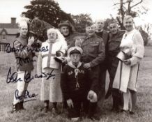 Dads Army 8x10 comedy photo signed by actor Ian Lavender as Private Pike. Good condition. All