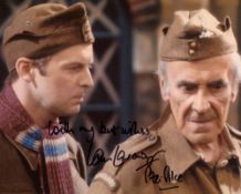 Dads Army 8x10 comedy photo signed by actor Ian Lavender as Private Pike. Good condition. All