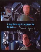 Star Wars 8x10 quote photo signed by General Veers actor Julian Glover. Good condition. All