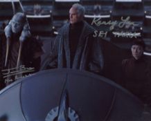 Star Wars The Phantom Menace double signed 8x10 photo signed by actors Jerome Blake as Mas Amadda