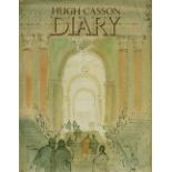 Hugh Casson Diary Hardback Book 1981 First Edition published by Macmillan London Ltd some ageing.