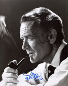 John Mills, superb signed 8x10 portrait photo. Good condition. All autographs come with a