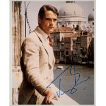 Jeremy Irons signed 10x8 colour photo. Irons is an English actor and activist. After receiving