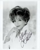 Joan Collins signed 10x8 black and white photo dedicated. Dame Joan Henrietta Collins DBE (born 23