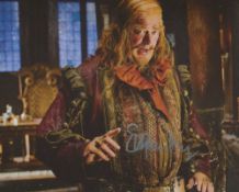 The Hobbit 8x10 Lord of the Rings movie photo signed by actor Stephen Fry. Good condition. All