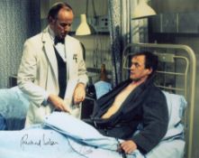 Richard Wilson and James Bolam signed 10x8 colour photo. Pictured in Only When I Laugh. Good