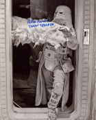 Star Wars The Empire Strikes Back 8x10 photo signed by Snowtrooper Alan Swaden. Good condition.