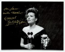 Emma Thompson signed 10x8 black and white BAFTA photo. Dame Emma Thompson DBE (born 15 April 1959)