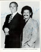 Cannon and Ball signed 10x8 black and white vintage photo. Good condition. All autographs come