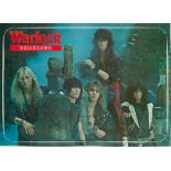 Warlock signed 6x4 card. Signed by 5 members. Warlock were a German heavy metal band founded in 1982