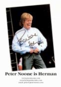 Peter Noone signed 10x8 colour photo. Noone is an English singer songwriter, guitarist, pianist