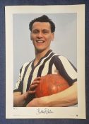 Football Sir Bobby Robson signed 23x17 Legends Series Big Blue Tube colour print pictured during his