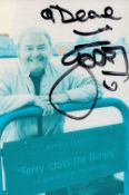 Gerry Marsden signed 6x4 Ferry Cross the Mersey promo photo dedicated. Good condition. All