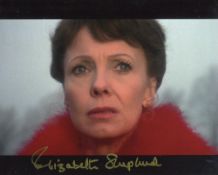 Omen II horror movie 8x10 photo signed by actress Elizabeth Shepherd. Good condition. All autographs