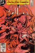 Comic Creators, Doug Moench and Bob Kane signed Batman Comic. This DC comic is issue 539, June 84.