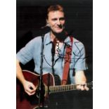 Steve Harley signed 7x5 colour photos. Harley is an English singer and songwriter, best known as