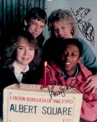 Susan Tully, Letitia Dean and Paul Medford multi signed Eastenders 10x8 colour photo. Good