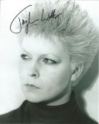 Musician Toyah Wilcox signed 10x8 black and white photo. Toyah Ann Willcox is an English musician,