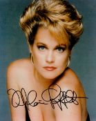 Melanie Griffith signed 10x8 colour photo. Good condition. All autographs come with a Certificate of