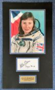 Helen Sharman 20x12 overall mounted signature piece includes mounted album page and colour photo.