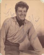 Russ Hamilton signed 10x8 vintage sepia photo dedicated. Russ Hamilton (19 January 1932 – 11 October