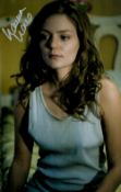 Actor Hanna Hall signed 12x8 colour photo. Hanna Rose Hall (born July 9, 1984) is an American