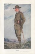 Vanity Fair 15x10 vintage Print titled Boy Scouts, Lieut. Gen Sir R.S Baden-Powell KCB. Good